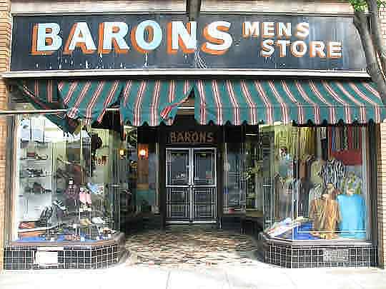 baron's mens store, bessemer, alabama