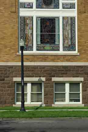 window, 16th Street Baptist Church, birmingham, alabama